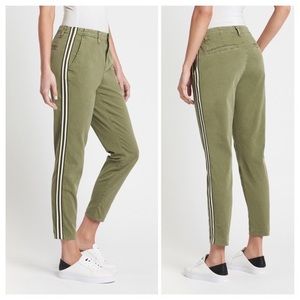 L’AGENCE Jem High-Rise Trousers w/ Side Stripes